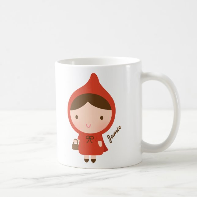 Little Red Riding Hood Girl Coffee Mug (Right)