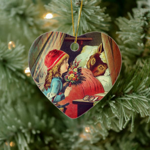 Little Red Riding Hood - Grimm Ceramic Ornament