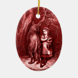 Little Red Riding Hood - Grimm Ceramic Ornament