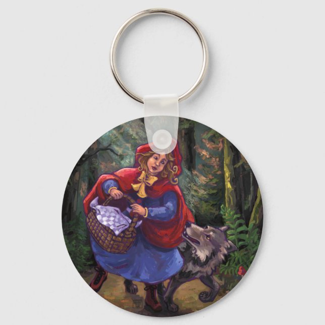 Little Red Riding Hood Key Ring (Front)