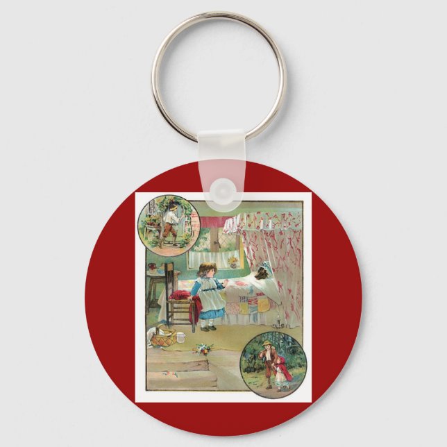 Little Red Riding Hood Key Ring (Front)
