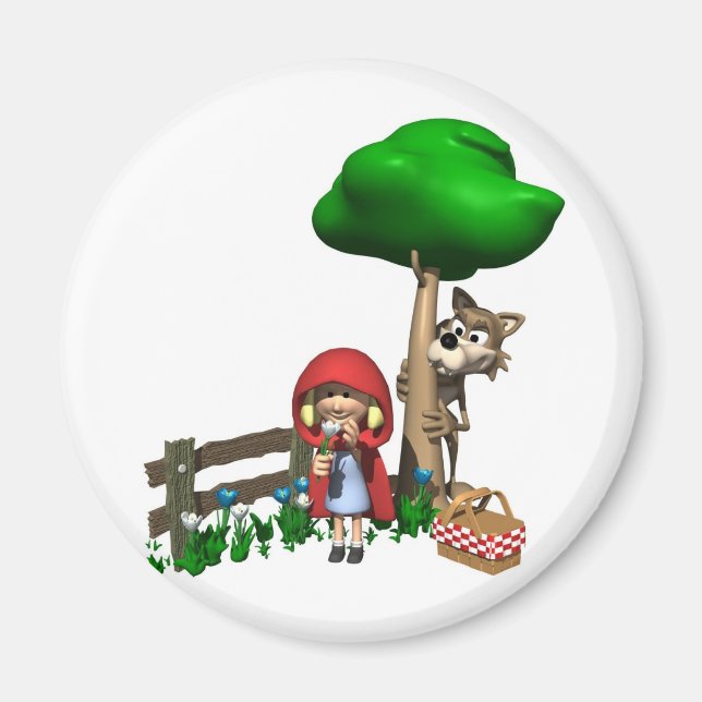 Little Red Riding Hood  Magnet (Front)