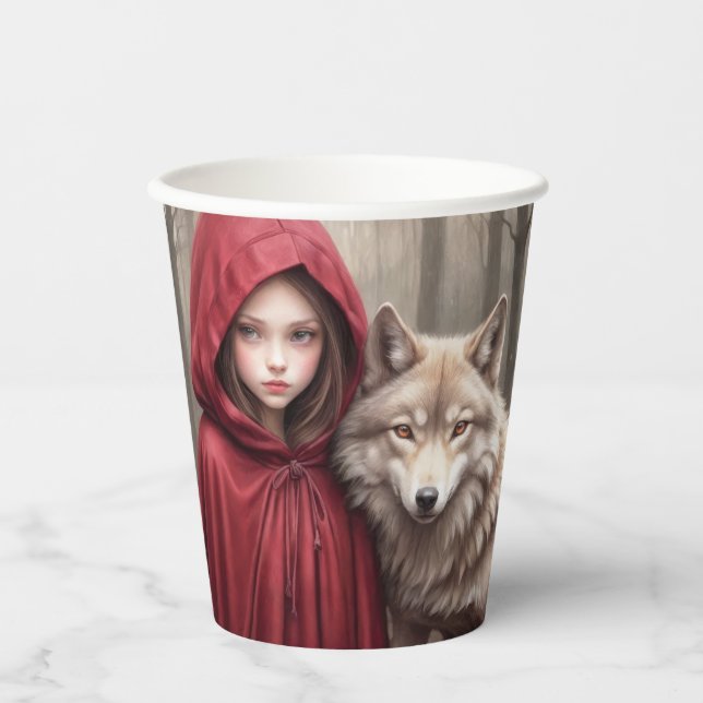 Little Red Riding Hood Paper Cups (Front)