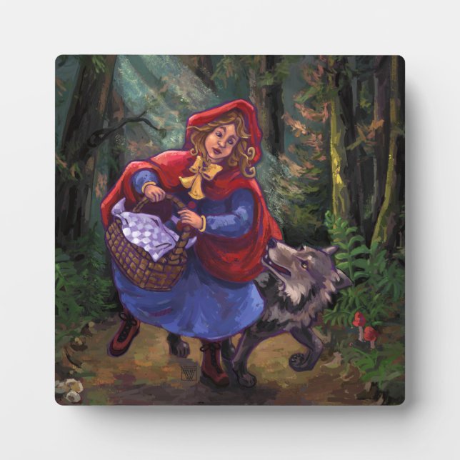 Little Red Riding Hood Plaque (Front)