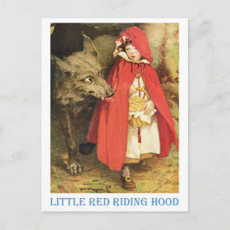 Little Red Riding Hood Postcard
