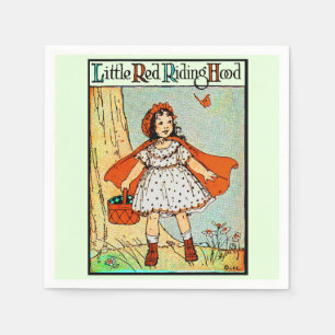 Little Red Riding Hood Vintage Cute Napkin