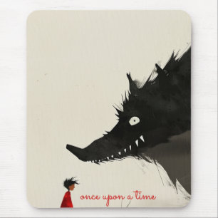 Little Red Riding Hoos & the Evil Wolf Mouse Pad