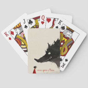 Little Red Riding Hoos & the Evil Wolf Playing Cards