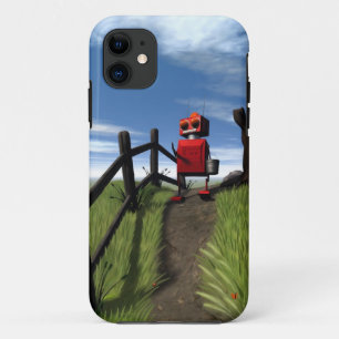 Little Red Robot iPhone 11 Case