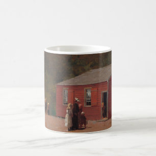 Little Red School Cabbin by Winslow Homer Coffee Mug