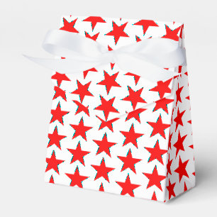 Little Red Stars Favour Box