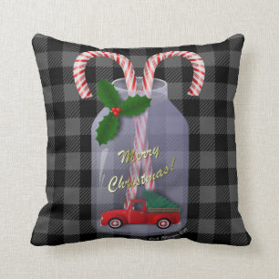 Little Red Truck - Fall and Christmas Cushion