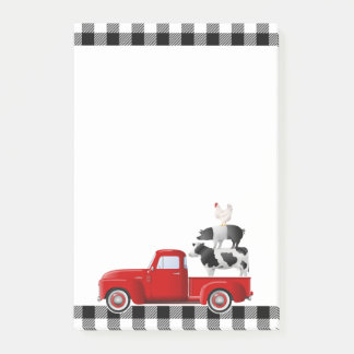 Little Red Truck Farm Animal Stack Post-it Notes