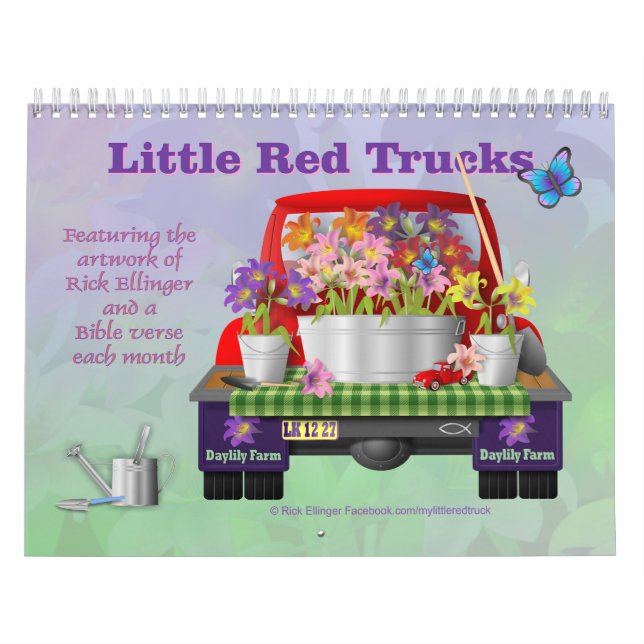 Little Red Truck Wall Calendar (Cover)