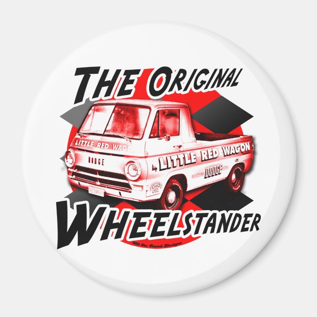 Little Red Wagon Magnet (Front)