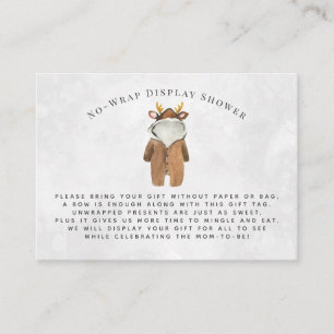 Little Reindeer Display Shower Invitation Insert