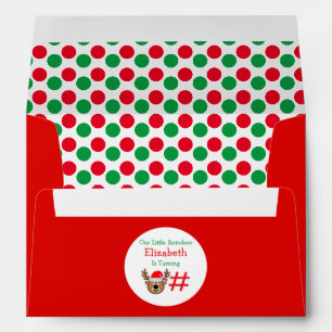Little Reindeer Kids Birthday Envelope