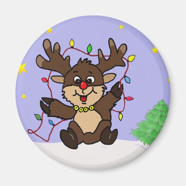 Little Reindeer Magnet (Front)