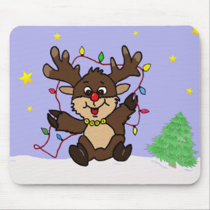 Little Reindeer Mouse Pad
