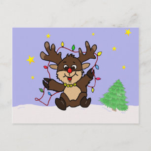 Little Reindeer Postcard