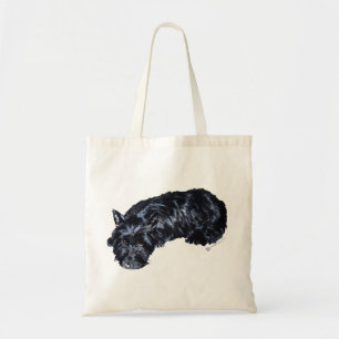Little Resting Scottie Tote Bag