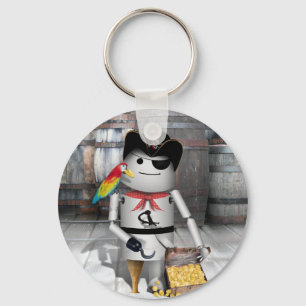 Little Robo-x9 for  Talk Like A Pirate Day Key Ring