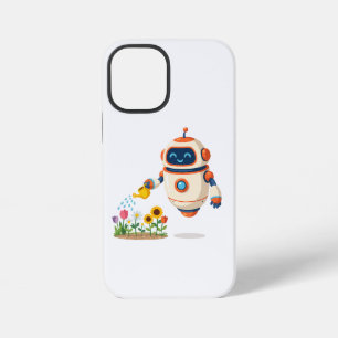 Little Robot Gardener iPhone 12 Mini Case