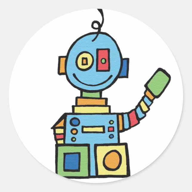Little Robot Stickers (Front)