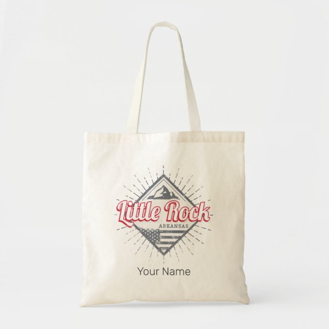 Little Rock Arkansas City United States USA Design Tote Bag (Front)