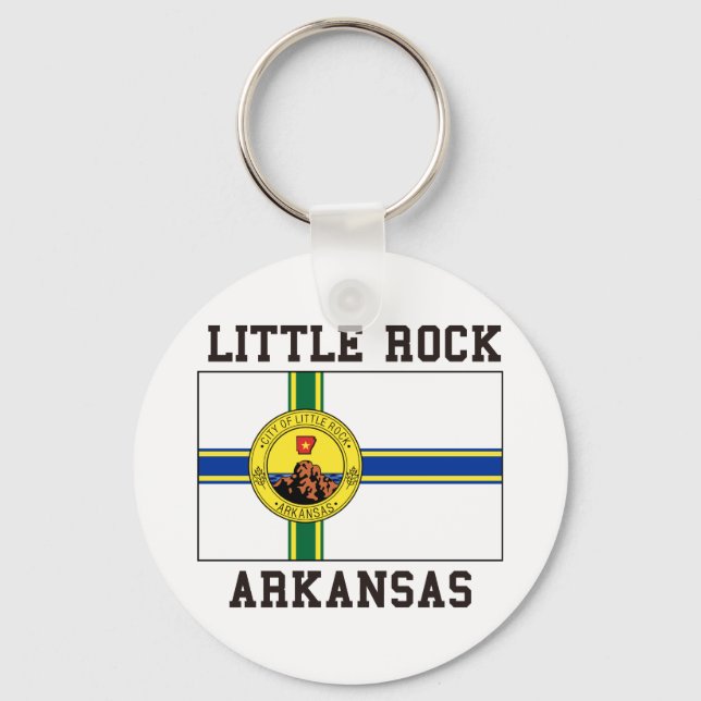 Little Rock Arkansas Key Ring (Front)
