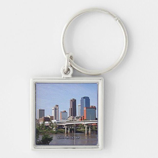 Little Rock, Arkansas Key Ring (Front)