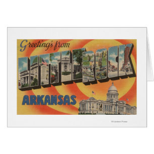 Little Rock, Arkansas - Large Letter Scenes