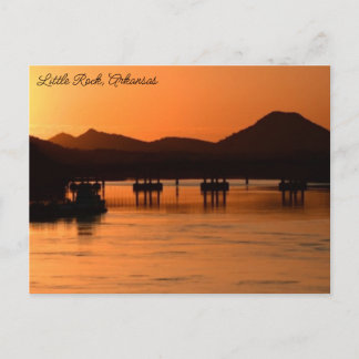 Little Rock, Arkansas Sunset Postcard