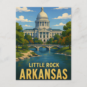 Little Rock Arkansas Travel Gift Postcard