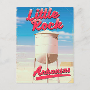 Little Rock, Arkansas vintage travel poster Postcard