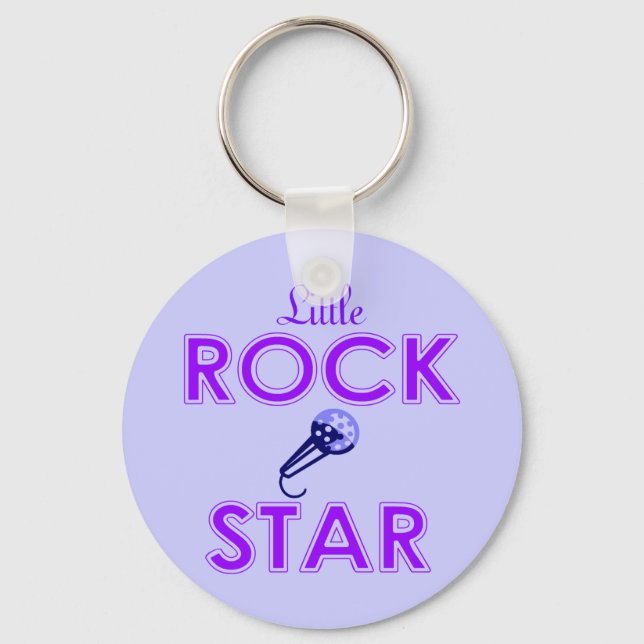 Little Rock Star Keychain (Front)