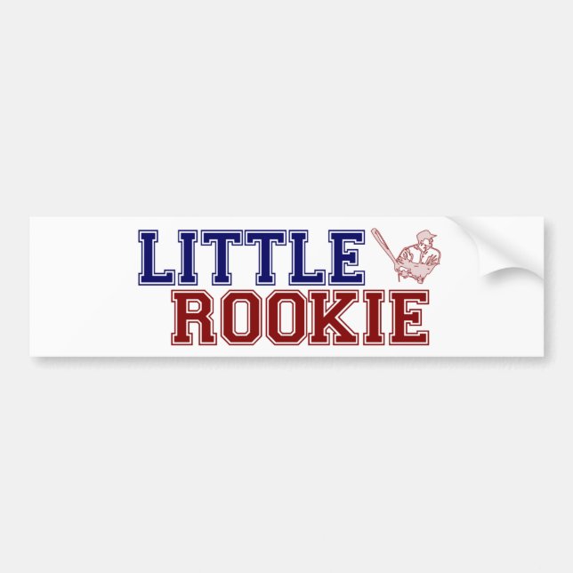Little Rookie Bumper Sticker (Front)
