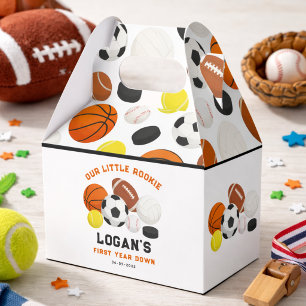 Little Rookie Sports 1st Birthday Party   All-Star Favour Box