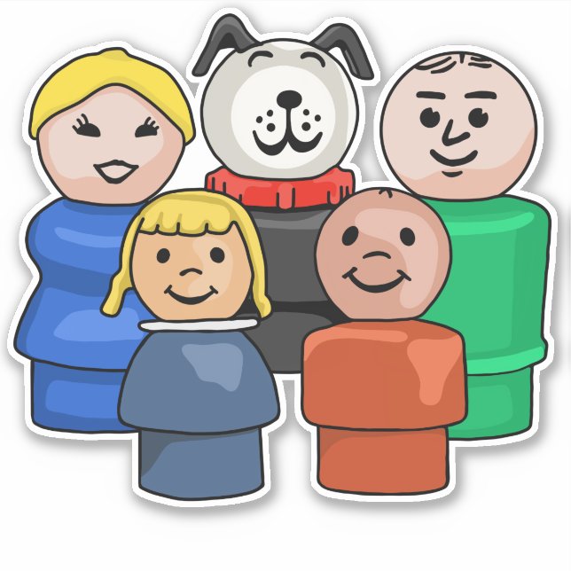 Little Round People Family (Front)
