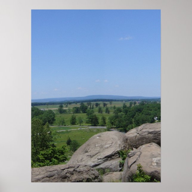 Little Round Top Panorama 5 Poster (Front)