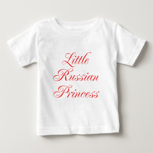 Little Russian Princess Baby T-Shirt (Front)