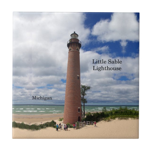Little Sable Lighthouse tile (Front)