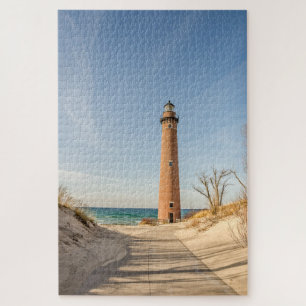 Little Sable Point Lighthouse on Lake Michigan Jigsaw Puzzle