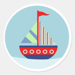 Little Sailboat Sail Away with me Envelope Seals