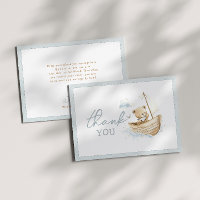 Little Sailor Bear Baby Shower Flat