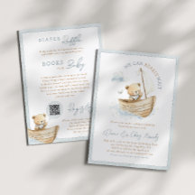 Little Sailor Bear We Can Bearly Wait Baby Shower