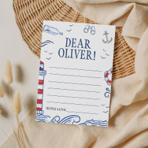 Little Sailor Nautical Birthday Time Capsule