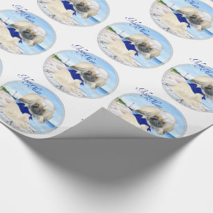 Little Sailor Pekingese Wrapping Paper