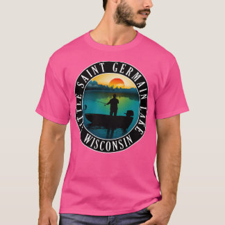 Little Saint Germain Lake Wisconsin Fishing T-Shirt