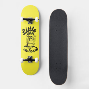 little sass on board skateboard
